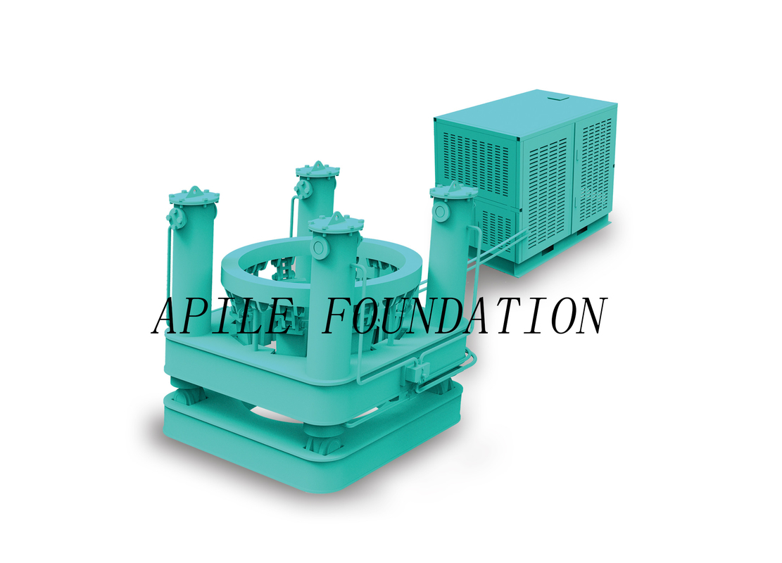 extrator de 2000mm Dia Pile Puller Hydraulic Casing para o trabalho profundo da pilha da fundação