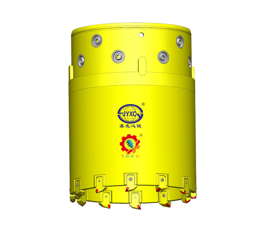 mineração de encaixotamento da parede dobro de 80mm para a perfuração Rig Large Diameter Bored Pile da pilha